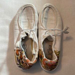 Hey Dude Wendy Funk Chambray - White size 9